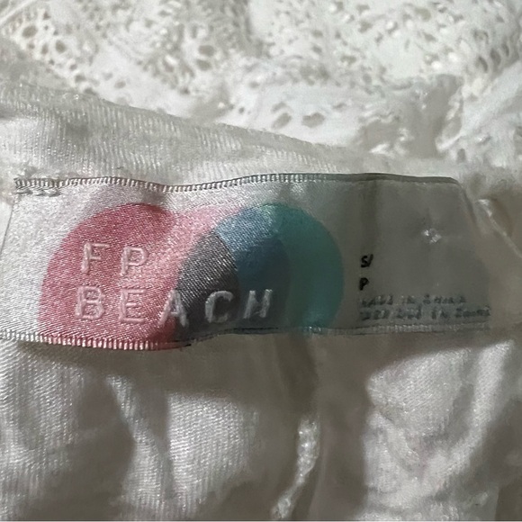 Free People Beach crochet tie back romper - Picture 6 of 6